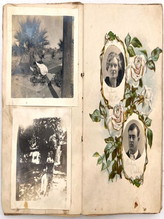 "Bridal Roses" -- Baby Book of Amie (a.k.a. Amy) Lois Bivin (b.1917) with Twenty (20) Original Photographs From 1-7 years