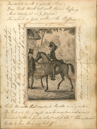 Musings, Verse and Sentiment by an Unidentified Gentlemen Embellished with Whimsical Illustration Snippets. 1825