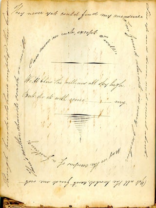 Musings, Verse and Sentiment by an Unidentified Gentlemen Embellished with Whimsical Illustration Snippets. 1825