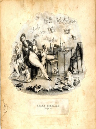 Musings, Verse and Sentiment by an Unidentified Gentlemen Embellished with Whimsical Illustration Snippets. 1825