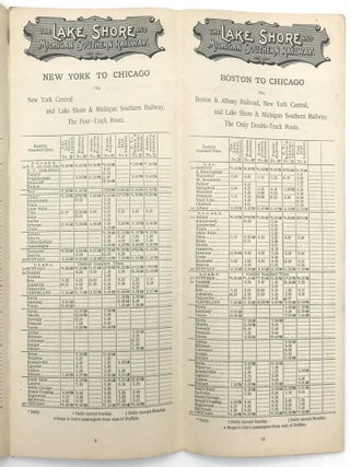 The Lake Shore & Michigan Southern Railway Book of Trains [for] February 1900
