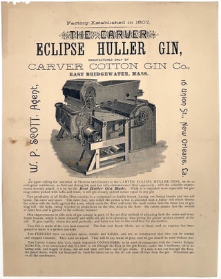 Item #22000275 The Carver Eclipse Huller Gin