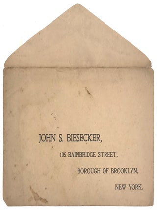 Illustrated Circular Advertising Sale of Brooklyn Building