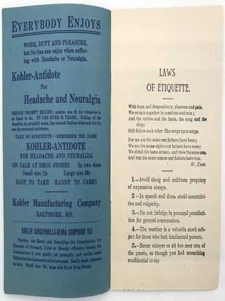 Four (4) Booklets Advertising Patent Medicines by Kohler Manufacturing Co.