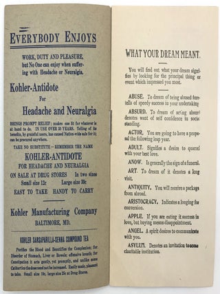 Four (4) Booklets Advertising Patent Medicines by Kohler Manufacturing Co.