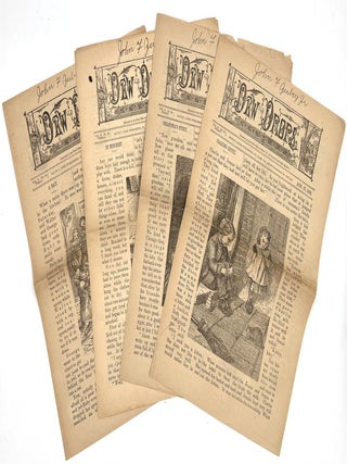 Item #22000349 Children's Newspaper "Dew Drops" Vol. 16, Nos. 26, 35, 38, and 40
