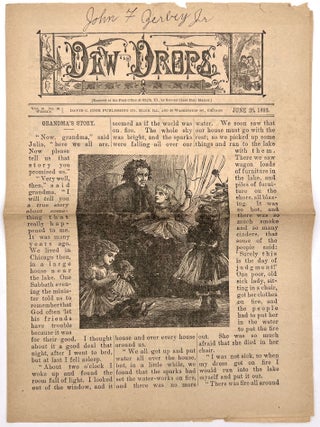 Children's Newspaper "Dew Drops" Vol. 16, Nos. 26, 35, 38, and 40