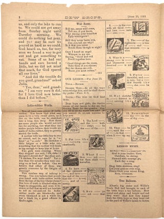 Children's Newspaper "Dew Drops" Vol. 16, Nos. 26, 35, 38, and 40