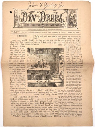 Children's Newspaper "Dew Drops" Vol. 16, Nos. 26, 35, 38, and 40