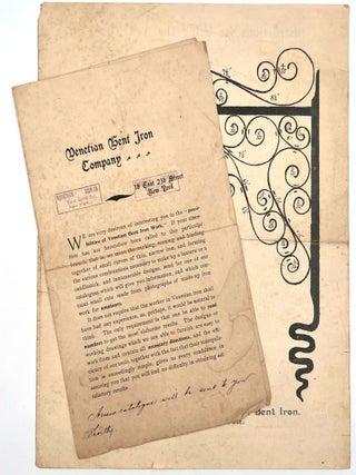 Item #22000394 Venetian Bent Iron Company -- Promoting Amateur Bent Iron Work
