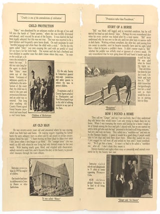 Connecticut Humane Society Leaflet