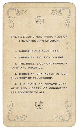 Photographic Trade Card of the Greensboro Christian Church