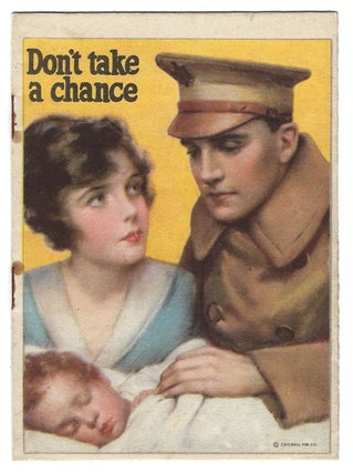 Item #22000555 "Don't Take a Chance" - YMCA Pamphlet Discouraging Soldiers from Having Sex with...