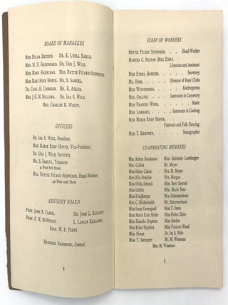 Fourth Annual Report of the Bloomingdale Neighborhood Association