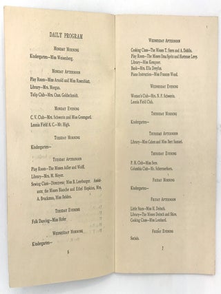 Fourth Annual Report of the Bloomingdale Neighborhood Association