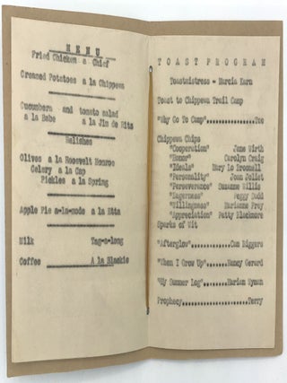 Chippewa Trail Banquet Menu