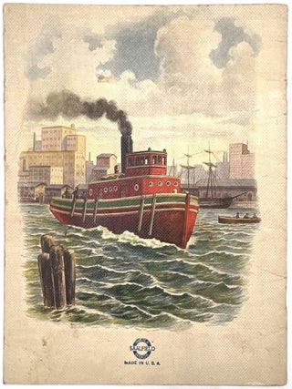 "My ABC of Ships" and "My ABC of Trains" -- Two (2) "Linentex" Picture Books