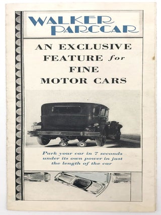 Item #22000682 Advertisement for Walker Parccar Parking System