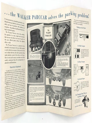 Advertisement for Walker Parccar Parking System
