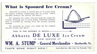 Item #22000732 What is Spooned Ice Cream?