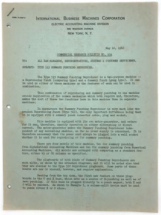 Early IBM Memoranda