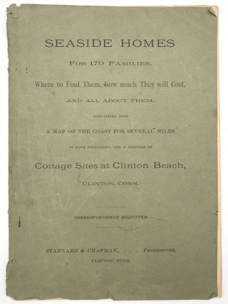 Item #22000783 Seaside Homes for 170 Families ... and a Diagram of Cottage Sites at Clinton Beach