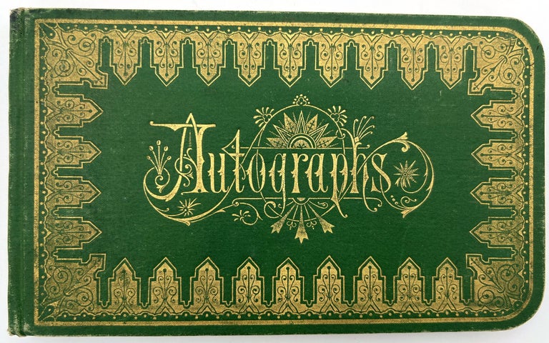Item #22000830 Autograph album of Miss Anna Allen (a.k.a. Mrs. Flint)