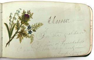 Autograph album of Miss Anna Allen (a.k.a. Mrs. Flint)