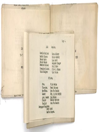 Gathering of Nine (9) Items Relating to Camp Fire Girls