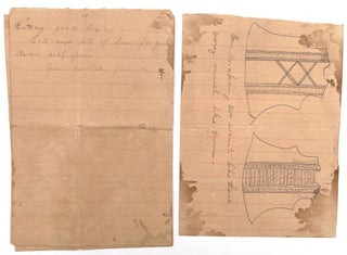Letter with Designs for Two Women's Waists