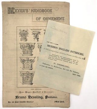Prospectus for Meyer's Handbook of Ornament