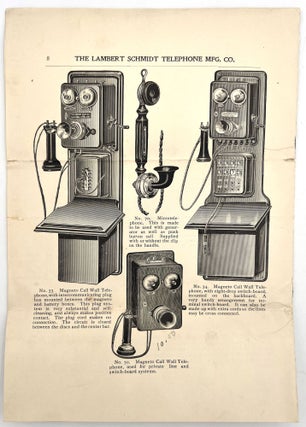 Early Telephone History Sales and Marketing Ephemera - Instructions and Trade Catalog