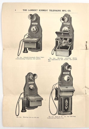 Early Telephone History Sales and Marketing Ephemera - Instructions and Trade Catalog