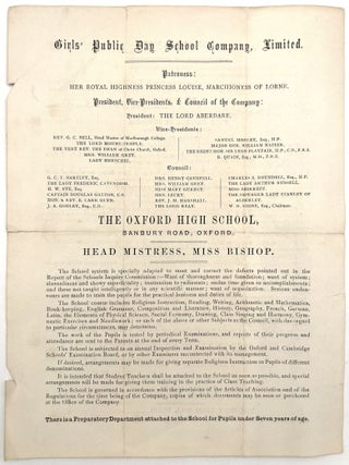 Item #22001223 Girls' Public Day School Company, Limited