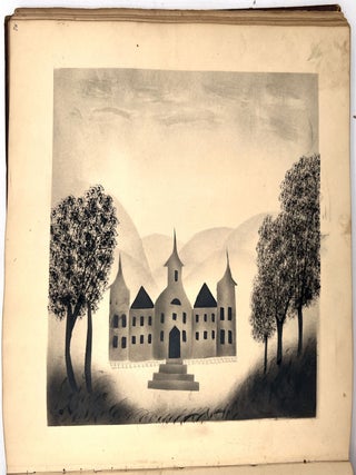 Friendship Album of Anna Quinn with Original Artwork, Calligraphy, and Holographic Will