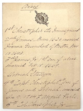 Cornelia Harmon Album and Small Archive of Material Relating to Harmon and Peck Families