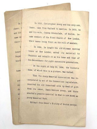 Cornelia Harmon Album and Small Archive of Material Relating to Harmon and Peck Families