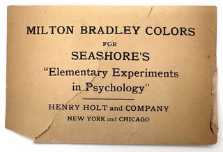 Item #22001780 Milton Bradley Colors for Seashore's Elementary Experiments in Psychology