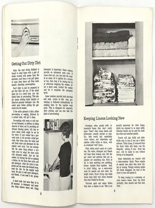 "The Bride's Guide to Home Laundry" and "Liberty from Ironing: Facts About Permanent Press"