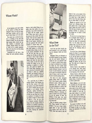"The Bride's Guide to Home Laundry" and "Liberty from Ironing: Facts About Permanent Press"