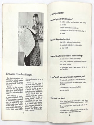 "The Bride's Guide to Home Laundry" and "Liberty from Ironing: Facts About Permanent Press"
