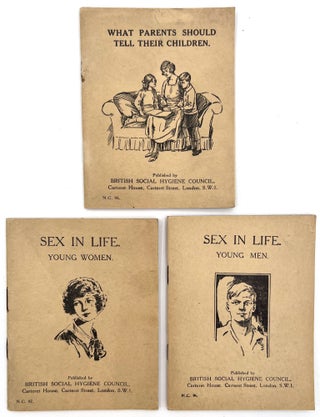Item #22003498 Three (3) Sex Education Booklets from the British Social Hygiene Council