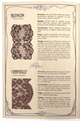 "The Embroidery Story" and "The Lace Story"