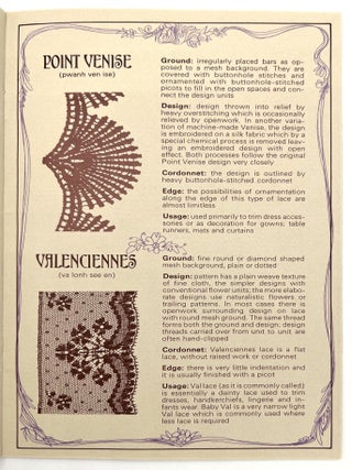 "The Embroidery Story" and "The Lace Story"