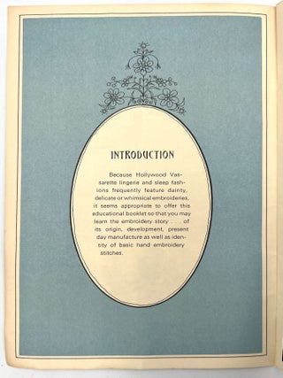 "The Embroidery Story" and "The Lace Story"