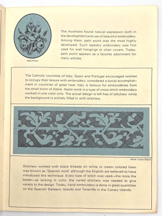 "The Embroidery Story" and "The Lace Story"