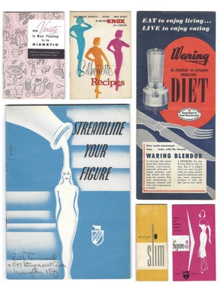 Item #22003884 Group of Eight (8) Items Related to Women's Weight Loss and Dieting in the United...