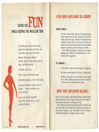 Group of Eight (8) Items Related to Women's Weight Loss and Dieting in the United States, 1939-c.1970