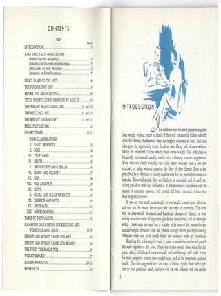 Group of Eight (8) Items Related to Women's Weight Loss and Dieting in the United States, 1939-c.1970