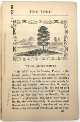 Uncle Frank's Fables for Children. The Fir and the Bramble.